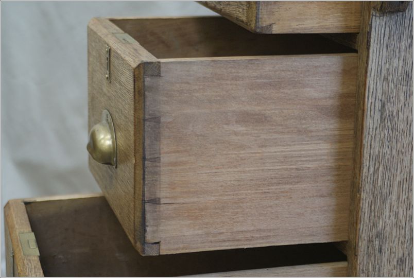 4034 Antique Oak Clerks Desk - Lectern - Reception Desk (9)